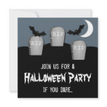 Gloomy Graveyard Halloween Party Invite invitations