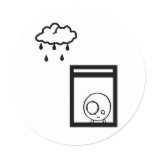 Gloomy moby stickers