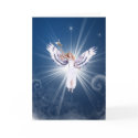 Gloria Angel Christmas Card