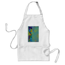 Glorious Peacock Art Painting Apron