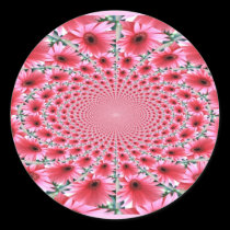 Glorious Pink Daisies stickers
