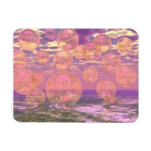 Glorious Skies – Pink and Yellow Dream Flexible Magnets