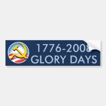 Glory Days Bumper Sticker