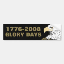 Glory Days Bumper Stickers