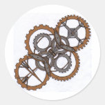 Glory of Gears Round Stickers