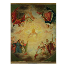 Glory of St. Genevieve Postcard