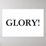 Glory! posters