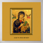 GLORY TO JESUS AND MARY posters