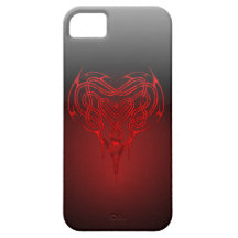 Glossy Celtic Heart iPhone 5 Case