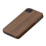 Glossy Chocholate Wood Grain Case-mate Iphone 4 Cases