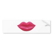 Glossy Lips Bumper Sticker