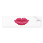 Glossy Lips bumper stickers