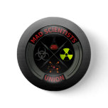 Glossy Mad Scientist Union Button