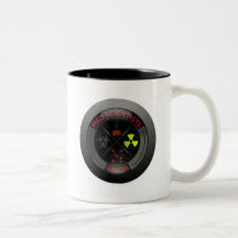 Glossy Mad Scientist Union Button Coffee Mugs