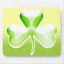 Glossy shamrock mouse mats