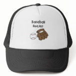 Glove and  Ball Baseball Rocks Hat