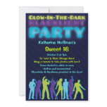 Glow in the Dark Blacklight Party Invitation