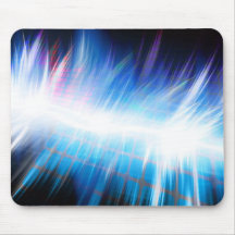Glowing Audio Waveform Mouse Mats