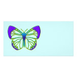 Glowing Blue Butterfly photo cards