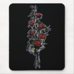 Glowing Bouquet Roses Mouse pad mousepads