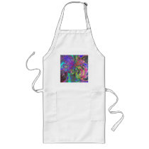 Glowing Burst of Colour – Teal & Violet Deva Apron
