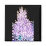 Glowing Christmas Tree themed Products magnets