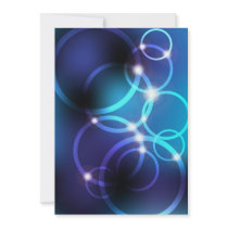 Glowing Circles Invites
