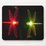Glowing Dragonflies Mouse Pads