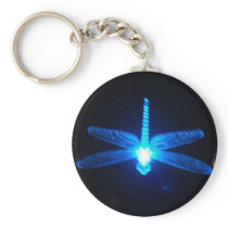 Glowing Dragonfly Keychain