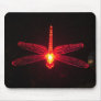 Glowing Dragonfly Mouse Pad