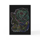 Glowing Edge Floral card