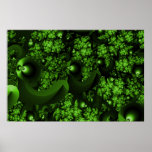 Glowing Eyes Fractal posters