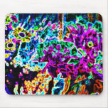 Glowing Flowers Mousepad
