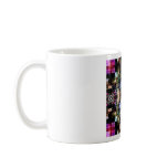 Glowing Geometric Cubes Coffee Mugs