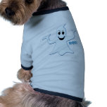 Glowing GHOST Boo! Design Dog Tee