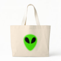 Glowing Green Alien Bag