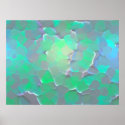 Glowing Pattern Poster posters