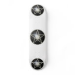 Glowing Pentagram 1 Skateboard