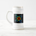 Glowing Radioactive Amoeba Fractal mugs