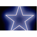Glowing sparkle star photo sculptures