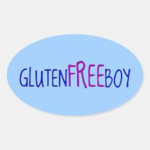 Gluten Free Boy Sticker