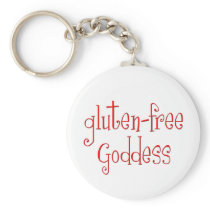 Gluten Free Goddess Key Chain
