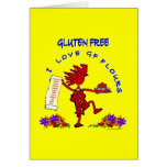 Gluten-Free - I Love GF Flour Design cards