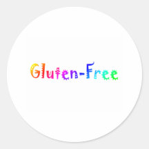 Gluten Free Round Sticker