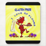 Gluten-Free Whimsical Design mousepads