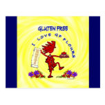 Gluten-Free Whimsical Design postcards