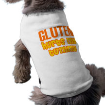 Gluten Hurts My Tummy Dog Tee