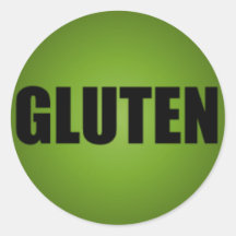 GLUTEN stickers