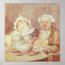 Gluttons, c.1800-05 poster