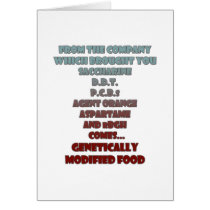 GM Foods Card